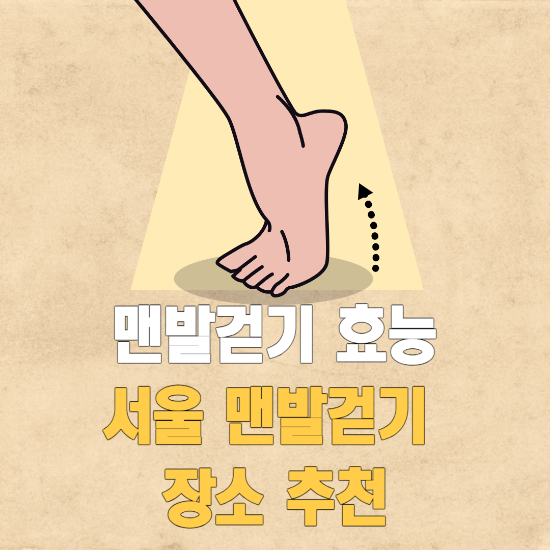 서울 맨발걷기 좋은곳